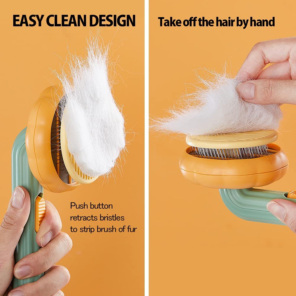 Pet Pumpkin Hair Remover Brush